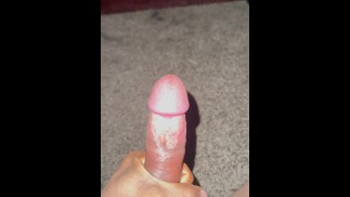 Stroking my dick