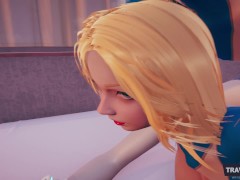 Invisible Woman is getting fucked with elastic dick in anal 2 // parody