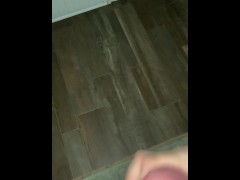 Quick Little HJ With BIG COCK!