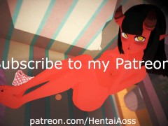 Meru the Succubus OVA - Meru shows you her Footjob skills than fucks you until Creampie