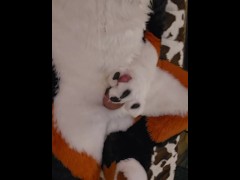 You've been such a good boy 🐶 Take your cock out and don't cum until I tell you to 💦