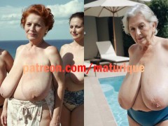 Artemis Athena saggy tits