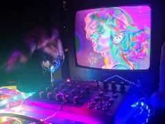 Playing with the synthesizer
