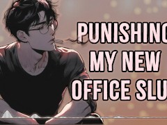 Punishing My New Office Slut | Male Moans | Deep Voice | Dirty Talk | Audio Erotica | M4F