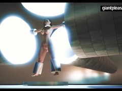 Test Subjects Goes Through Transformation Causing Her Breast and Ass Growth