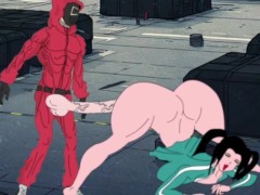 Juego de calamares. Intenta no correrte. 4K - MollyRedWolf