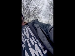 Walk at the public park and I had to pee so bad I wet myself twice