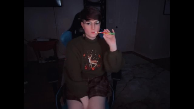 Femboy Gets Stoned & Jerks Himself Off (Teaser)