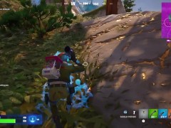 Fortnite: First win on the new chapter with a blind shot!