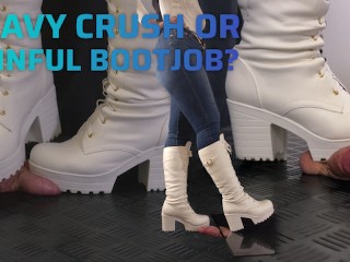 Тяжелые давящие или болезненные ботинки, идеальные болезненные каблуки на танке