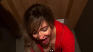 Sex with My Gorgeous Stepmom in the Men's Toilet During a Party Dada Deville