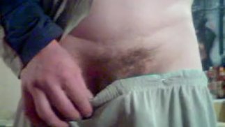 Masturbation (13) mit einem Hoden