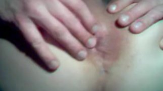 Masturbe (27) with one testicle