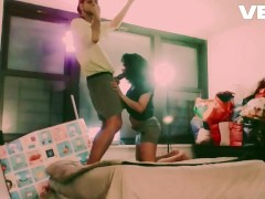 EXOTIC COUPLE GO TO AFRICA resort HAVE BLOW JOB by the WINDOW