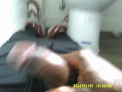 Huge Uncut BBC Ebony Teen Pulls Out his Monster And Strokes It For You In 4K+POV🔥🫣🙊