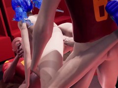 3DGSPOT - Teen Babes Gets Fucked Hard In Locker Room By Football Players PART 1! 3D Cartoon!