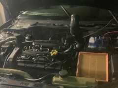 cranking a Rover 75 and smoke the starter with nice leather seats