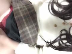 【男の娘】ミニスカと萌え袖セーターでオナニー | 久しぶりの撮影で興奮しちゃった - Screenshot 14 of 16 - Jerk Off