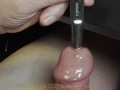 Big Mushroom Cock extreme Fetish BDSM Sounding with 13mm Hegar