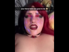 teasing cuck with snaps of girlfriend getting fucked by ex