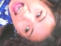 A slender woman with dark hair gains sexual experience by engaging in intercourse with a well-endowe