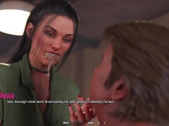 Cuckold Husband Watching His Wife Sucking My Big Dick - 3D Hentai - Life in Santa County