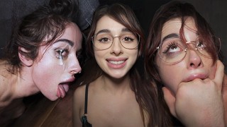 She Made Him Cum In Her Eyes Audrey Reid And She Was Licking Her Dad's Floor