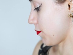 Urethral Sounding and Locking up His Cock - Double Latex Domination with Miss Medea