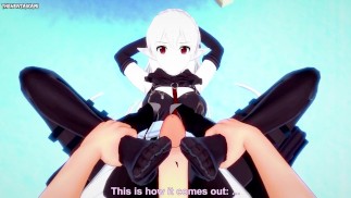 POV Hentai Footjob From Warfarin from Arknights