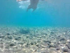 Watch me naked at the beach and underwater just for you