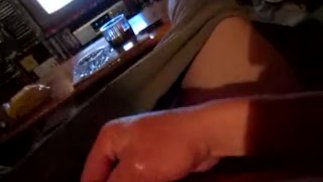 Masturbe (47) with one testicle