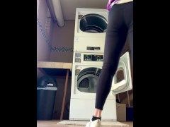 Housewife does laundry, handles HUGE LOAD 1/16