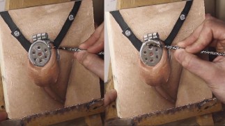 Cock Cage Locking - JOI of Painting Episode 133