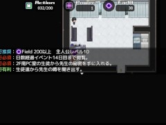 【#03 洗○学園 ~呪人の壺~(体験版)実況】仕方なく手コキしてくれた叶ちゃんに顔射してしまう。(一部アニメーションRPGエロゲ―。) 4/16