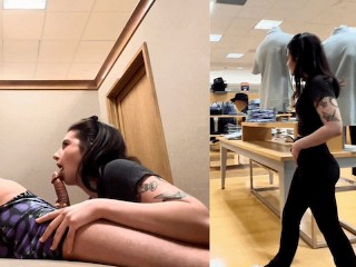 少女不想停止在公共更衣室做爱