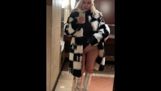 Big tits blonde Tinder date showing what you get if you take her home