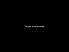 She fucks my ass while I jerk off my cock