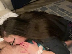 BTS Cumslut Sucks my Fat Cock Before I Stick it in her ASS - INTERNET NEIGHBORS