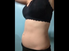 I Love My New Black Bras, Try On, Silent