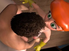 Dexter's Sweet Step-mom Missionary Sex on the Table | Dexter's Lab Parody