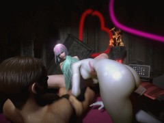 Rebecca and Lucy Take Turns Ride Dick in a Threesome | Cyberpunk Edgerunners