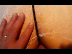 MI ESPOSA SEXI Y CULONA ME ESPERA EN BODYSTOCKING BLANCO (parte2)