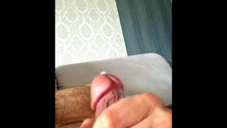 When my wife is not at home and I handjob with her friend's photo