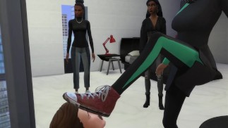 Student girls woke shoes worship (preview)