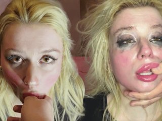 Innocent girl GETS SLAPPED LIKE A WHORE for being a slut Baby Bunzzz