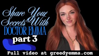 Partagez vos secrets avec le docteur Emma Partie 3 - Jeu de rôle thérapeutique Homewreck Homewrecker Homewrecker Homewrecking