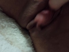 Big beautiful clitoris FTM guy masturbation with fingers