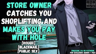 Store Owner Makes You Pay With Your Hole  Male Moaning Audio porn video thumbnail
