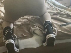 Tied Up Wearing Converse