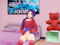 Miside : Mita masturbates her pussy UNCENSORED